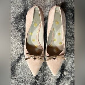 Boden heels Size 38.5 Cream Blush Pink Heels